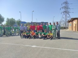 برگزاری مسابقات فوتبال در کارخانه فولاد ویان